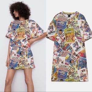 Zara printed Disney dress